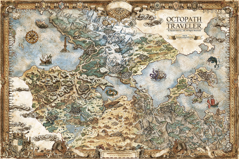 Illustration for article titled A Collection Of Beautiful, Hand-Drawn Maps For Video Games And RPGs